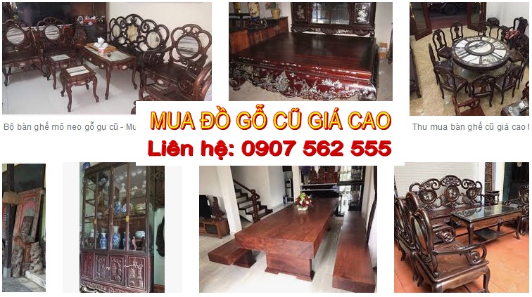 Mua đồ gỗ cũ giá cao